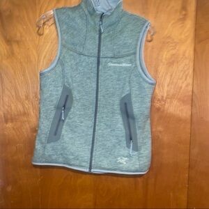 𝅺Arcteryx Woman's Covert Full Zip Polartec light green Fleece Vest M